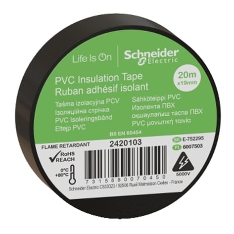 Schneider Electric 2420103 - Thorsman İzole Bant 19mmx20mt siyah